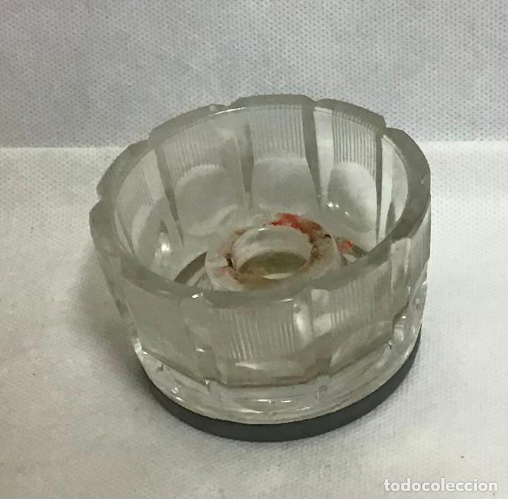 Antig&uuml;edades: PORTAVELAS DE PLATA Y CRISTAL - Foto 3