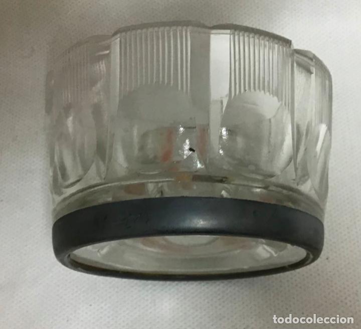 Antig&uuml;edades: PORTAVELAS DE PLATA Y CRISTAL - Foto 4