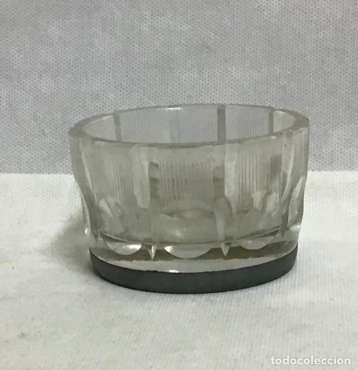 Antig&uuml;edades: PORTAVELAS DE PLATA Y CRISTAL - Foto 1