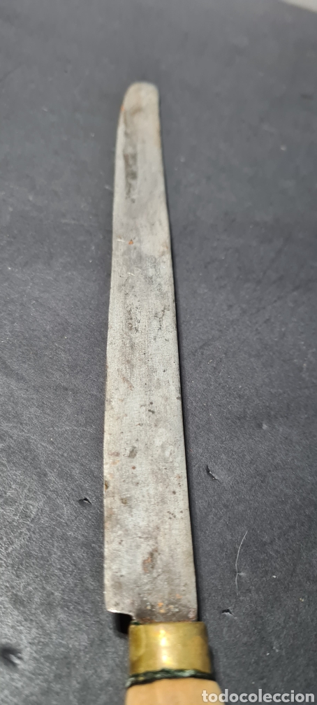 Antig&uuml;edades: Antiguo cuchillo. 34 cm. Aprox. - Foto 2