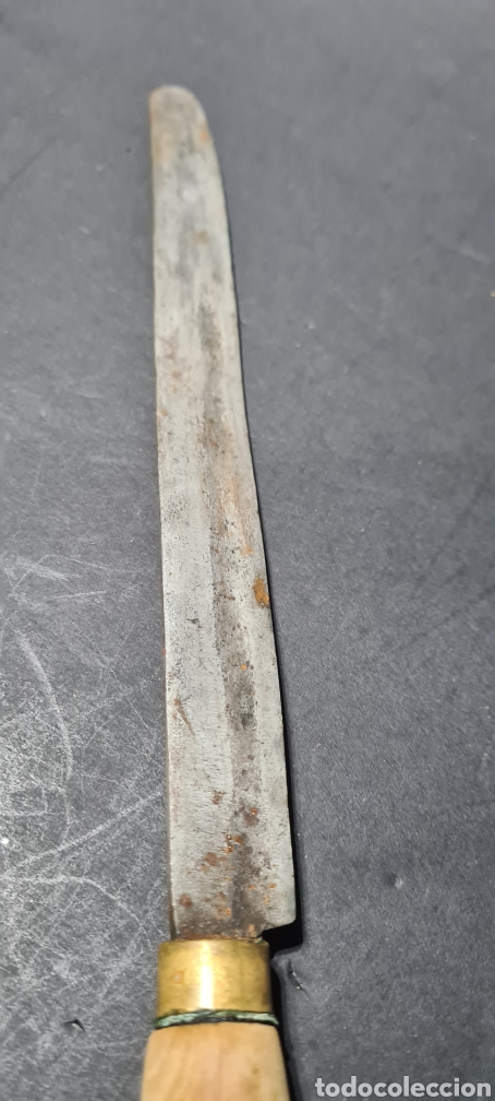 Antig&uuml;edades: Antiguo cuchillo. 34 cm. Aprox. - Foto 4