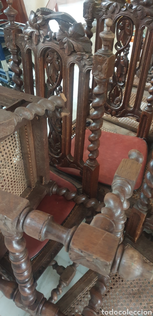 Antig&uuml;edades: Sillas de carlos x - Foto 3