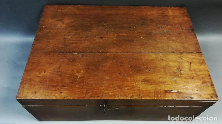 Antig&uuml;edades: CAJA DE MADERA ANTIGUA - Foto 2
