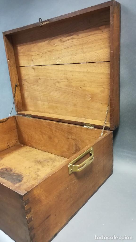 Antig&uuml;edades: CAJA DE MADERA ANTIGUA - Foto 10