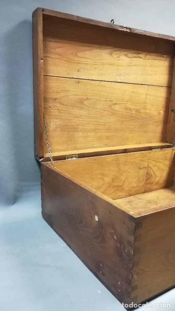Antig&uuml;edades: CAJA DE MADERA ANTIGUA - Foto 11