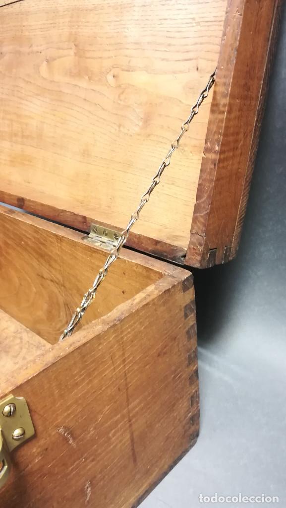 Antig&uuml;edades: CAJA DE MADERA ANTIGUA - Foto 13