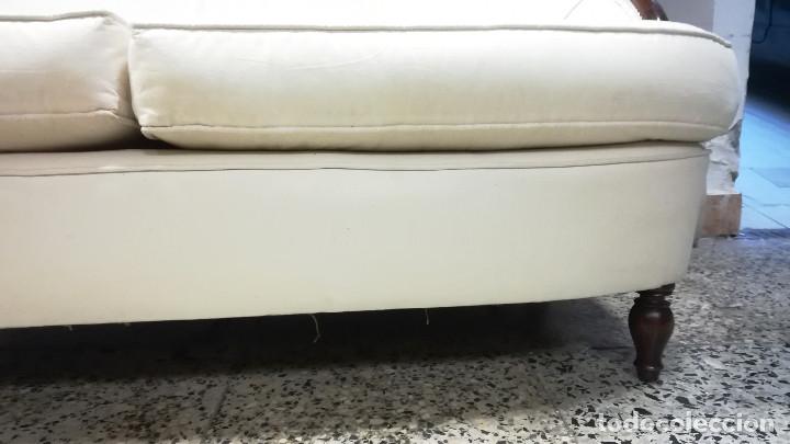 Antig&uuml;edades: SOFA ISABELINO BLANCO DE DOS PLAZAS - Foto 21