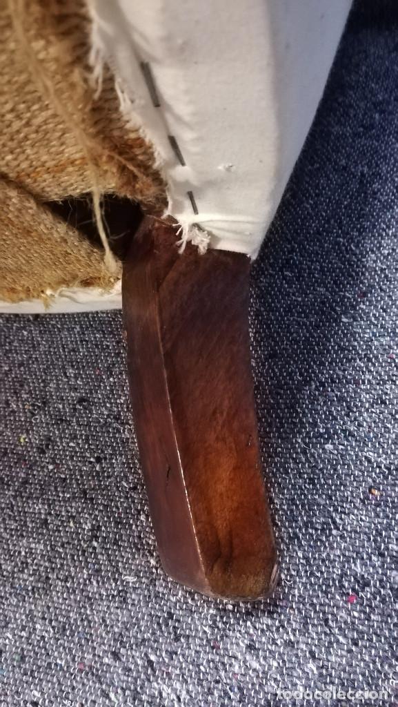 Antig&uuml;edades: SOFA ISABELINO BLANCO DE DOS PLAZAS - Foto 26