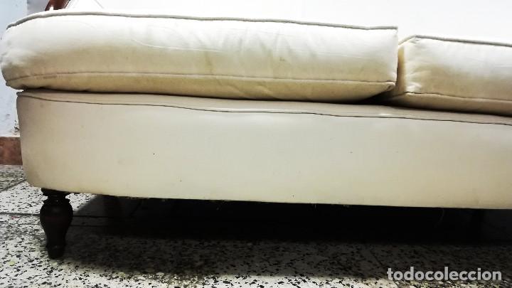 Antig&uuml;edades: SOFA ISABELINO BLANCO DE DOS PLAZAS - Foto 20