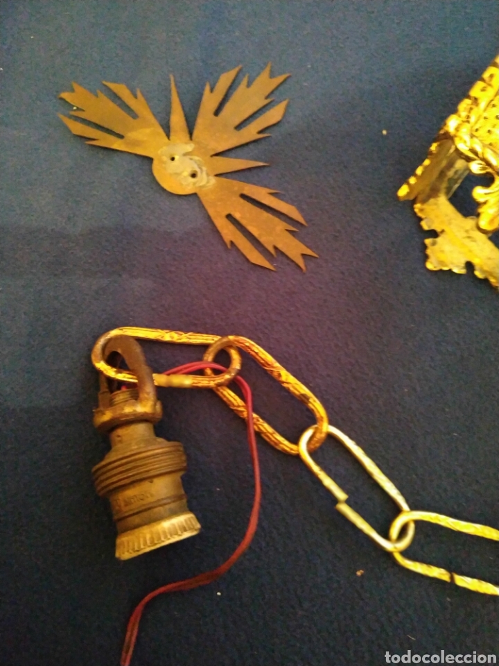 Antig&uuml;edades: Sagrado Coraz&oacute;n de Jes&uacute;s figura - Foto 11