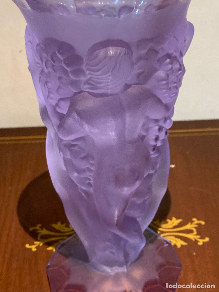 Antigüedades: Magnifico jarrón violétero antiguo - Foto 6 - 254628285