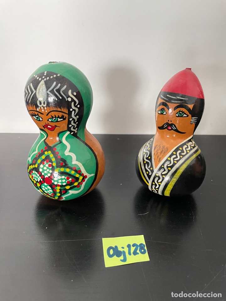 Antig&uuml;edades: Mu&ntilde;ecos calabaza antiguos - Foto 1