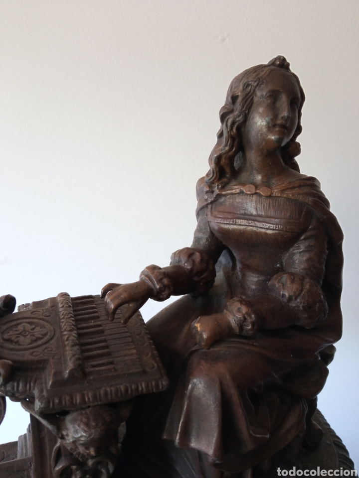 Antig&uuml;edades: Escultura en bronce, franc&eacute;s s XIX - Foto 2