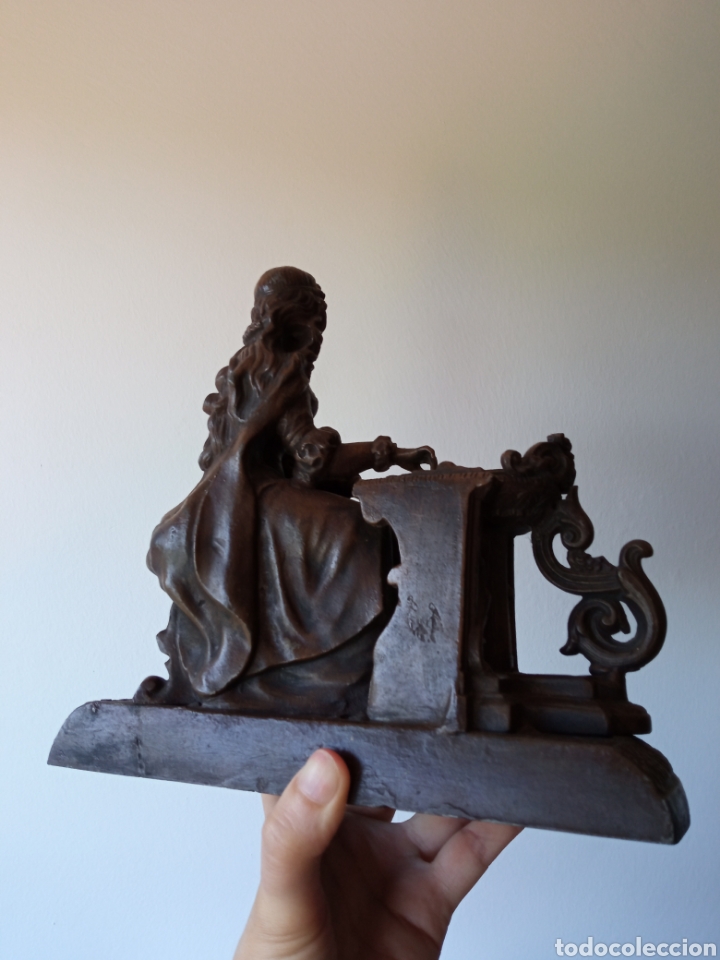 Antig&uuml;edades: Escultura en bronce, franc&eacute;s s XIX - Foto 3