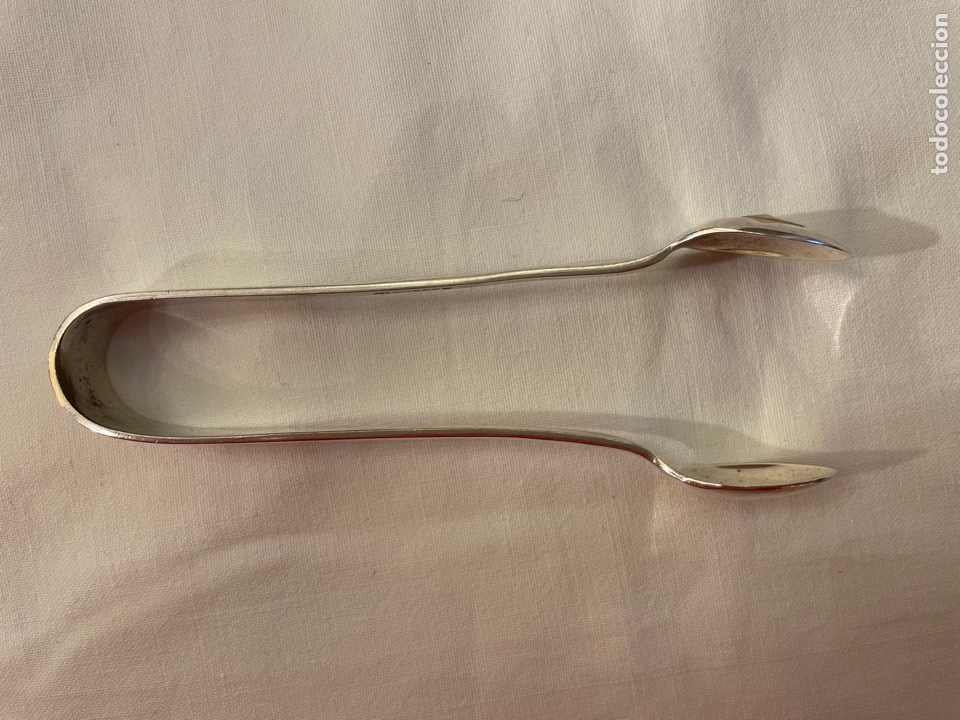 Antig&uuml;edades: Pinza de az&uacute;car plateada - Foto 2