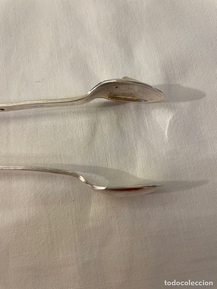 Antig&uuml;edades: Pinza de az&uacute;car plateada - Foto 3