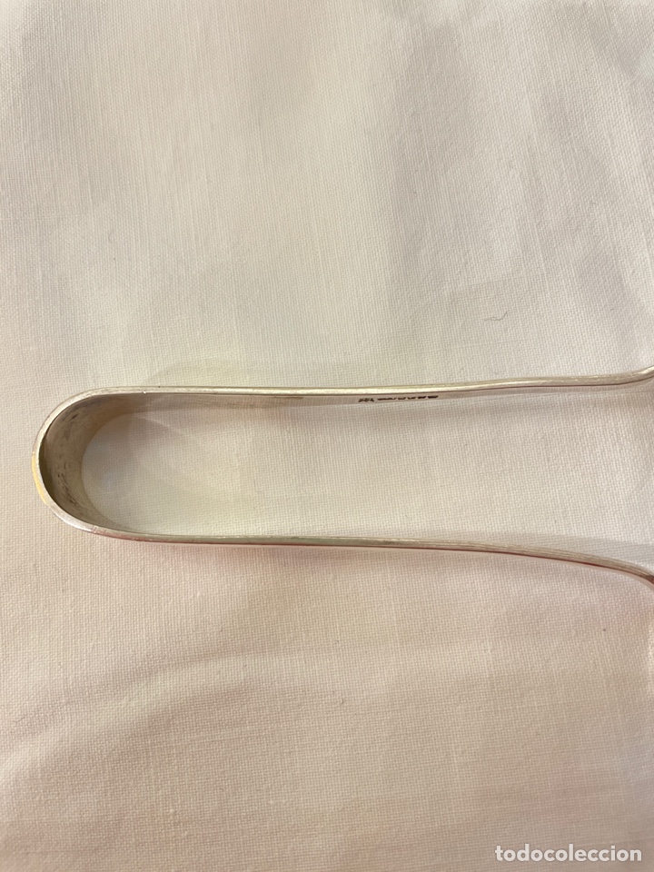 Antig&uuml;edades: Pinza de az&uacute;car plateada - Foto 4