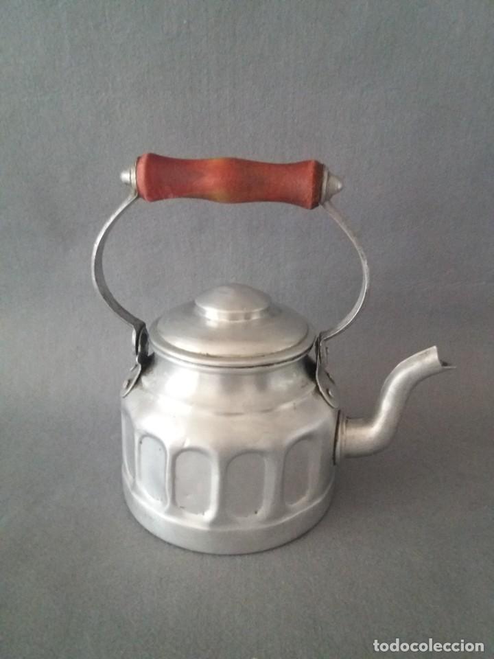 Antig&uuml;edades: cafetera de zinc - Foto 4