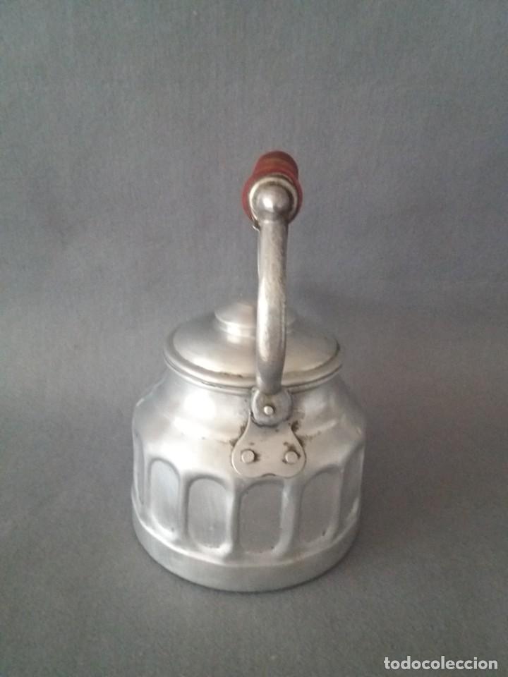 Antig&uuml;edades: cafetera de zinc - Foto 5