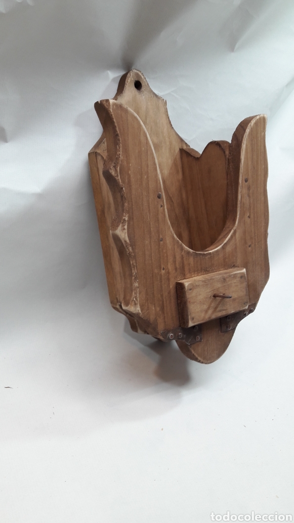 Antig&uuml;edades: ALMIRECERO DE MADERA RUSTICO - Foto 2