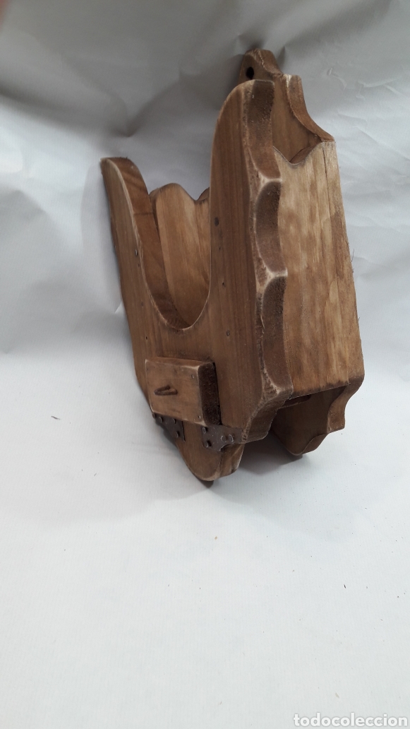 Antig&uuml;edades: ALMIRECERO DE MADERA RUSTICO - Foto 4