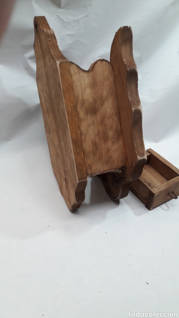 Antig&uuml;edades: ALMIRECERO DE MADERA RUSTICO - Foto 7