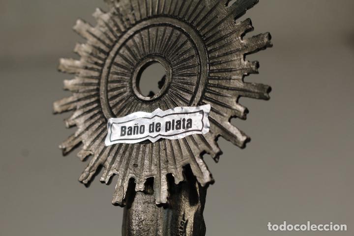 Antig&uuml;edades: virgen del pilar plateada y firmada - Foto 4