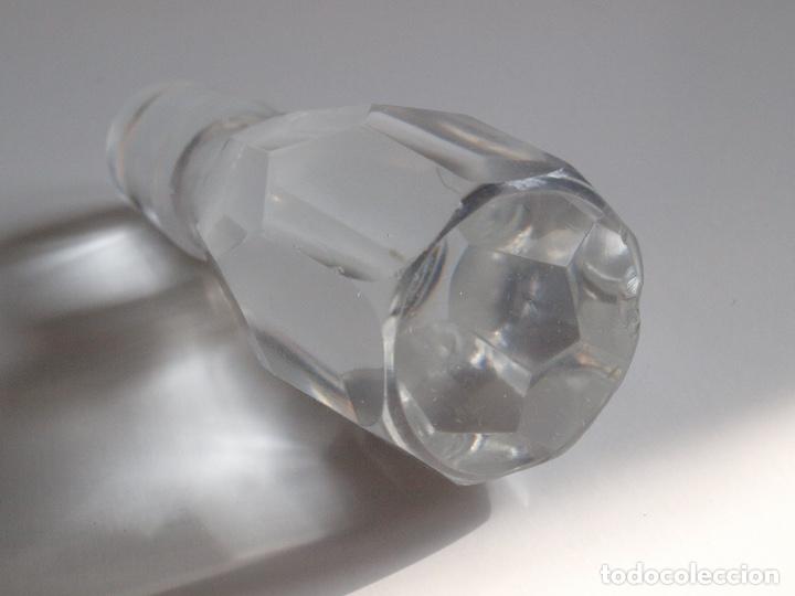 Antig&uuml;edades: BOTELLA DE CRISTAL TALLADO - Foto 7