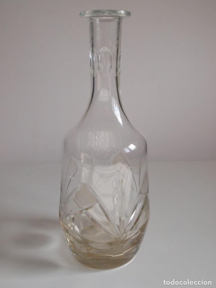 Antig&uuml;edades: BOTELLA DE CRISTAL TALLADO - Foto 11