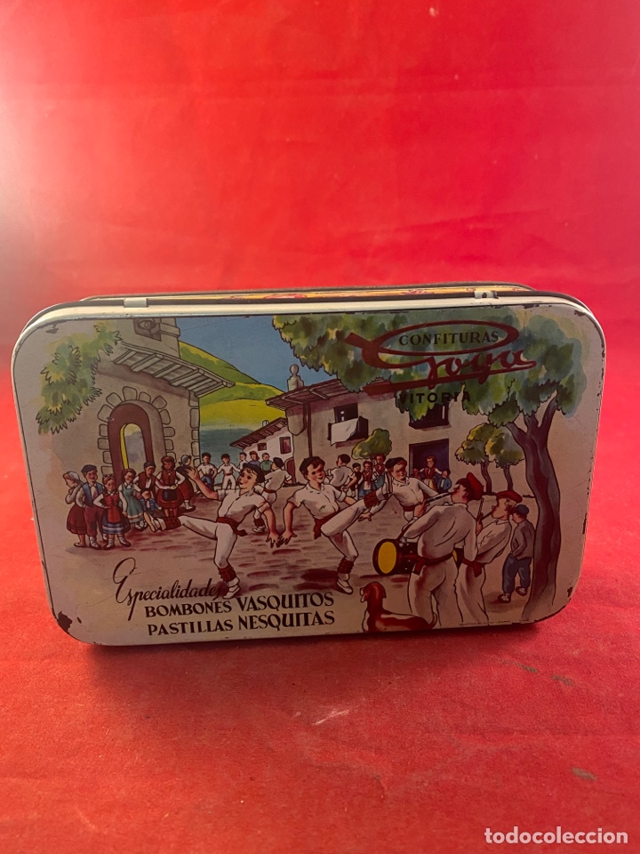 Antig&uuml;edades: Caja Bombones Vasquitos - Foto 3