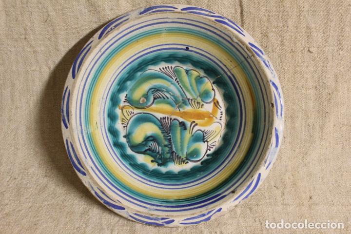 Antig&uuml;edades: lebrillo de ceramica - Foto 1