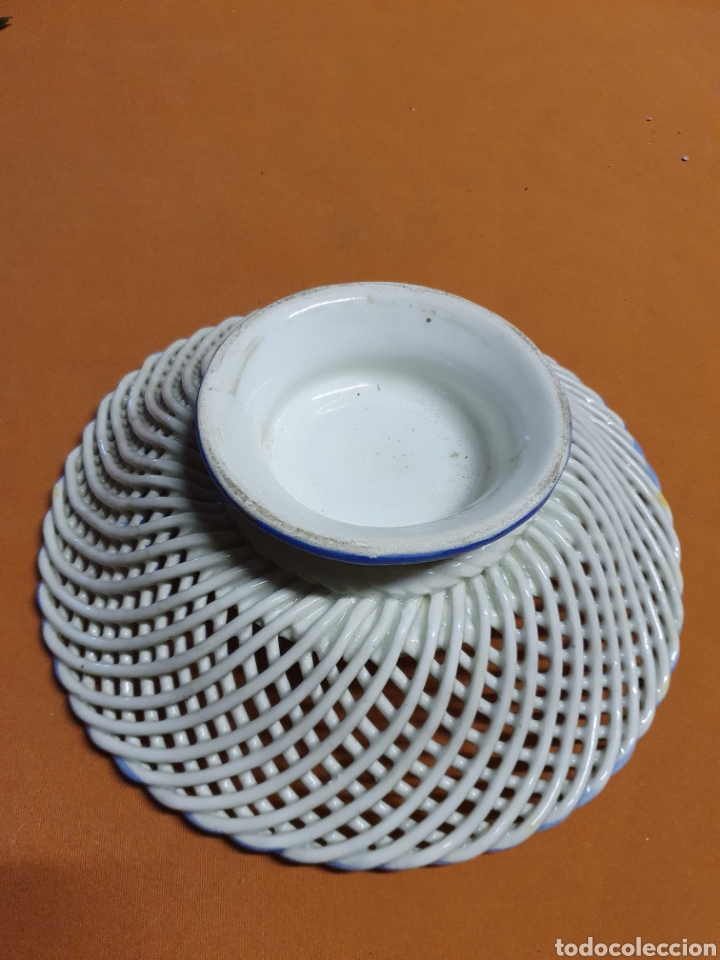 Antig&uuml;edades: Frutero porcelana - Foto 2