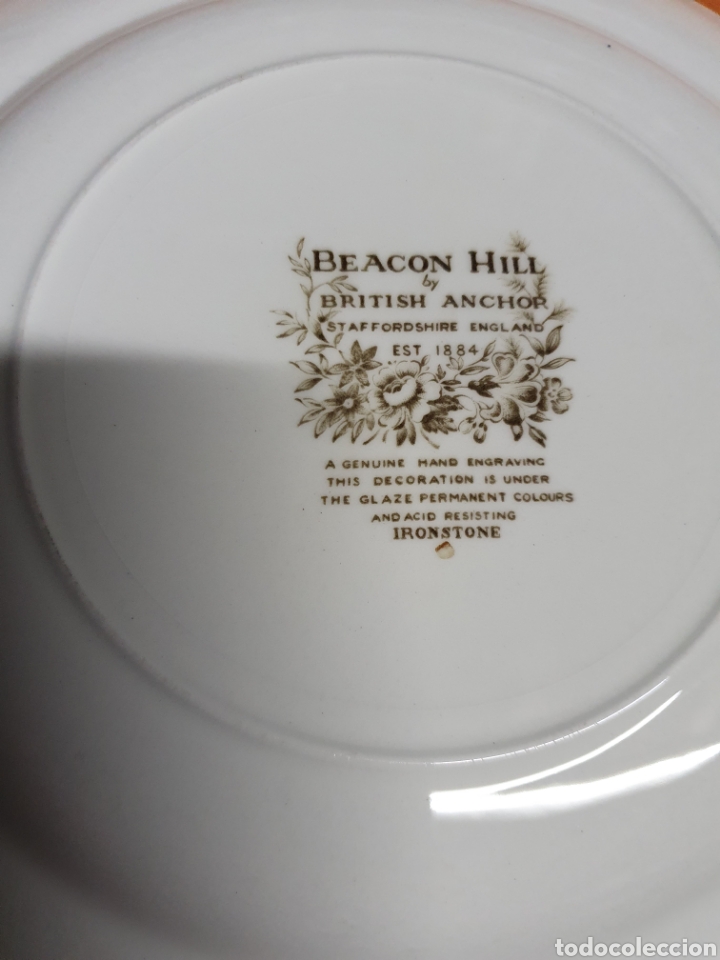 Antig&uuml;edades: Plato Porcelana Inglesa - Foto 3