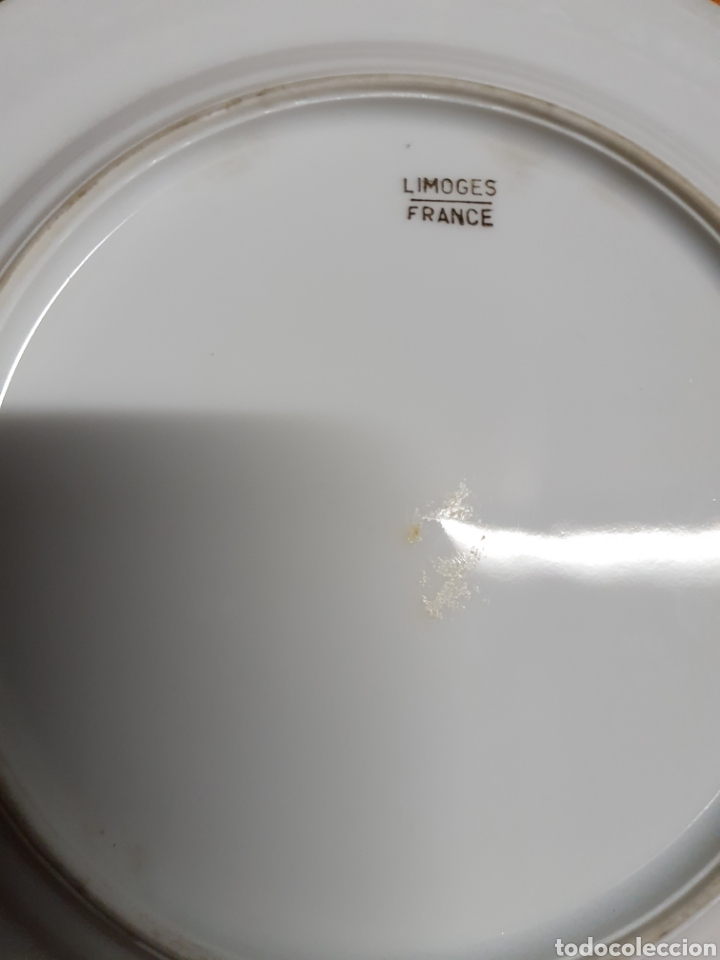 Antig&uuml;edades: Plato Porcelana Limoges - Foto 3