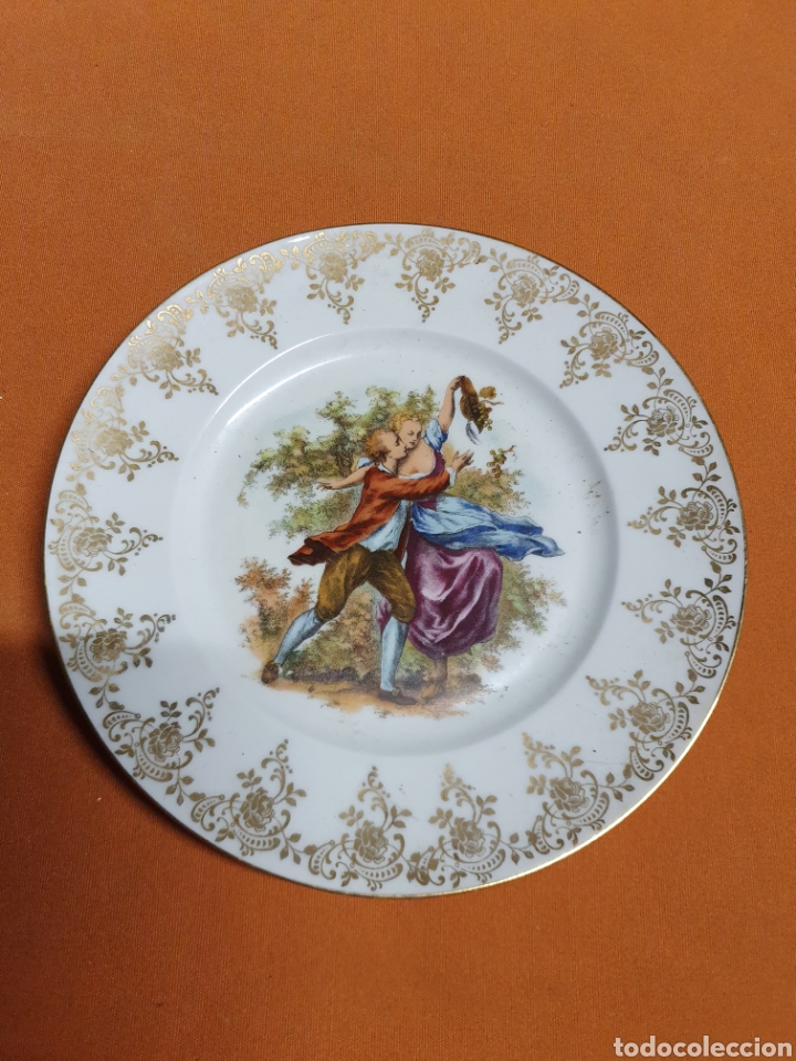 Antig&uuml;edades: Plato Porcelana Limoges - Foto 1