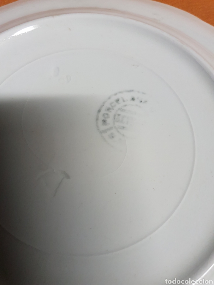 Antig&uuml;edades: Plato Porcelana - Foto 3