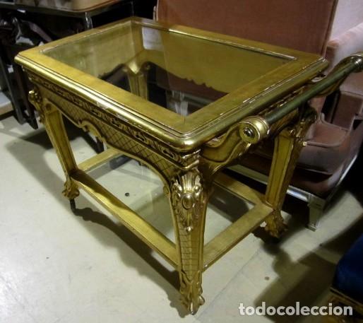 Antig&uuml;edades: Camarera barroca en madera tallada y dorada - Foto 6