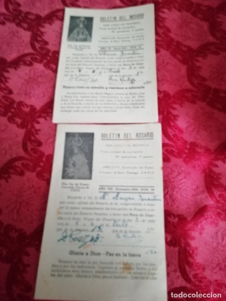 Antiquit&auml;ten: C&aacute;diz 2 bolet&iacute;nes del rosario C&aacute;diz y provincia diptico 1950