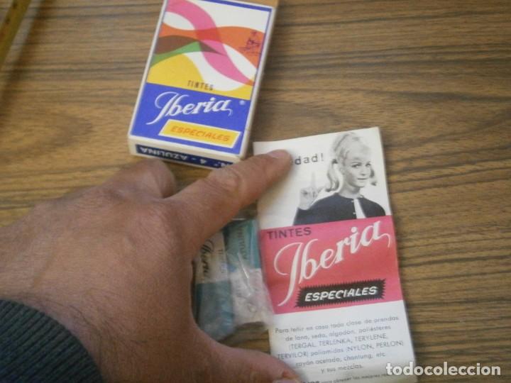 Antiques: ANTIGUOS TINTES MARCA IBERIA (NUNCA ABIERTOS Y CON SUS CAJAS E INSTRUCIONES ORIGINALES) A&Ntilde;OS 60/70