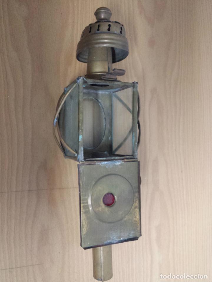 Antig&uuml;edades: ANTIGUO FAROL DE CARRUAJE - Foto 2