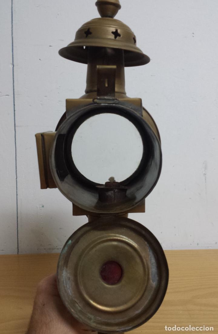 Antig&uuml;edades: ANTIGUO FAROL DE CARRUAJE - Foto 4