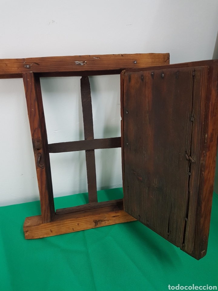 Antig&uuml;edades: Magnifica ventana de madera y forja restaurada - Foto 4