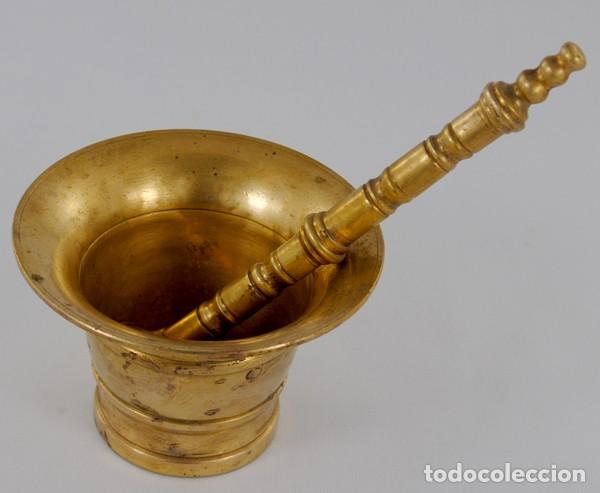Antiquit&auml;ten: almirez-de bronce-con-maza