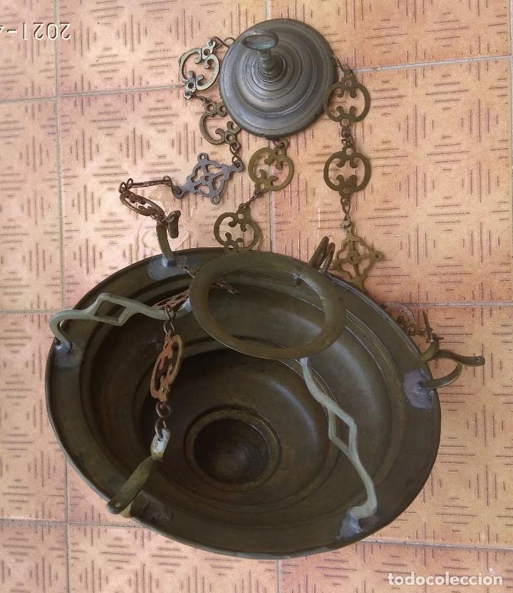 Antig&uuml;edades: L&aacute;mpara de iglesia - Foto 2