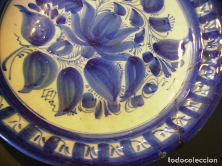 Antig&uuml;edades: PLATO CER&Aacute;MICA DE MANISES XIX - Foto 5