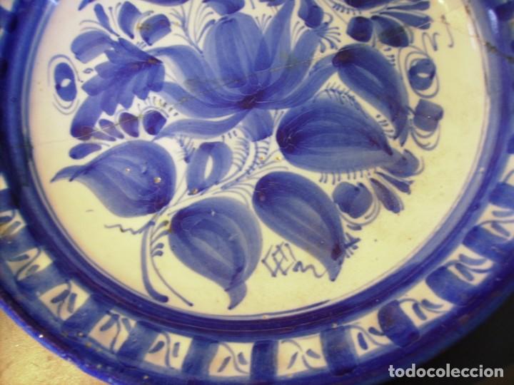Antig&uuml;edades: PLATO CER&Aacute;MICA DE MANISES XIX - Foto 6