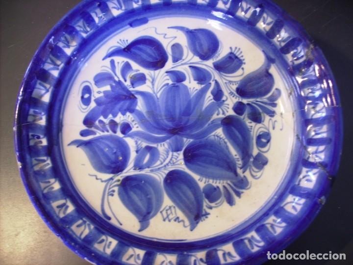Antig&uuml;edades: PLATO CER&Aacute;MICA DE MANISES XIX - Foto 7