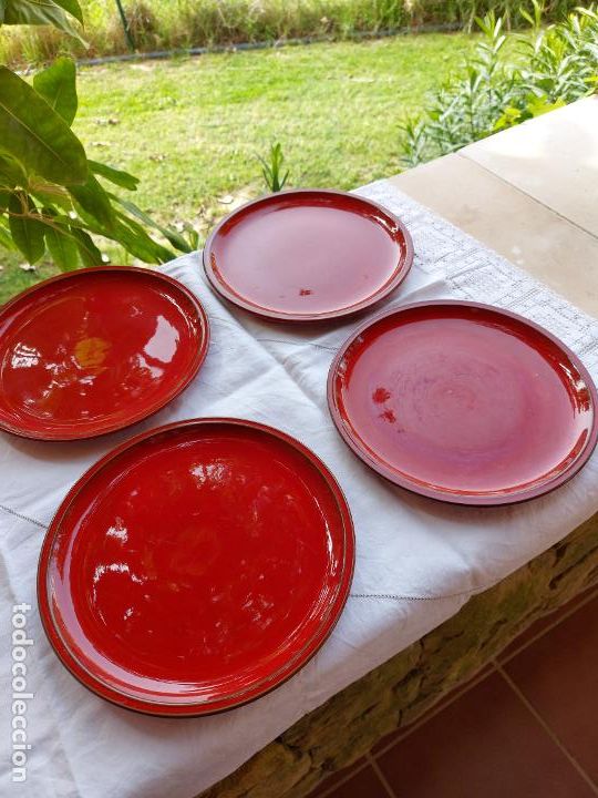 Antig&uuml;edades: PLATOS EN TERRACOTA VIDRIADA - Foto 2