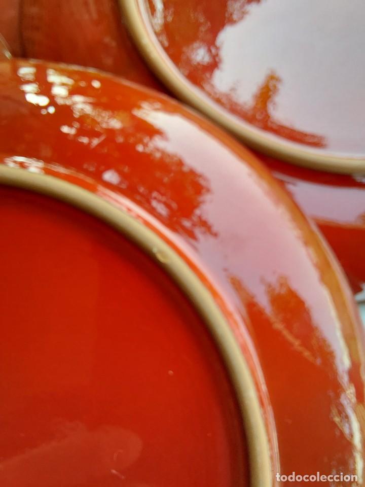 Antig&uuml;edades: PLATOS EN TERRACOTA VIDRIADA - Foto 7