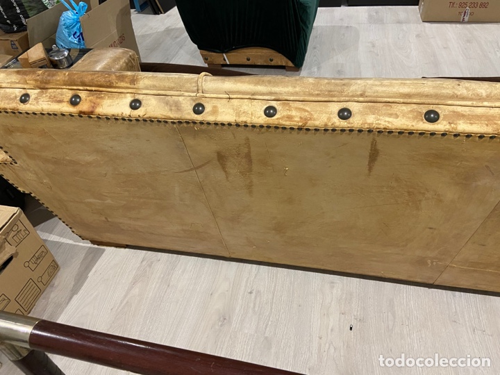 Antig&uuml;edades: Sofa y sillones cuero - Foto 3